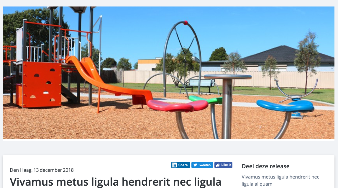 example of the wide gallery slider