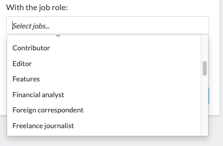 job role search